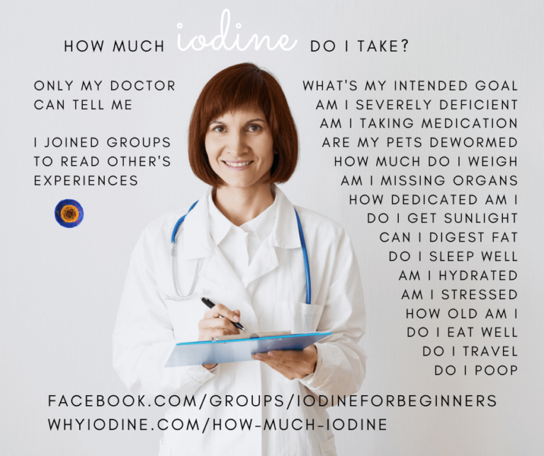 How much iodine do I take? - Why Iodine can change the world